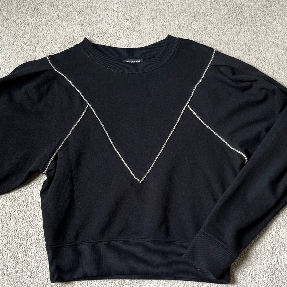 Express Embellished Sweater